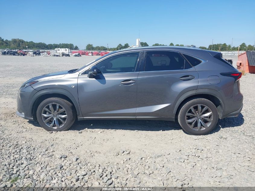 2015 Lexus Nx 200T F Sport VIN: JTJYARBZ4F2008435 Lot: 43213368