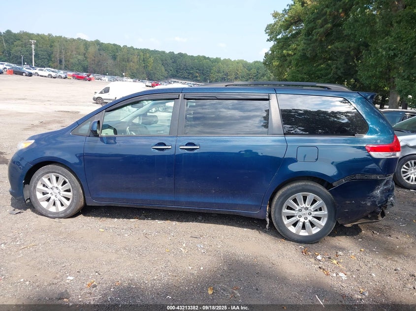2012 Toyota Sienna Limited 7 Passenger VIN: 5TDDK3DC1CS032510 Lot: 43213382