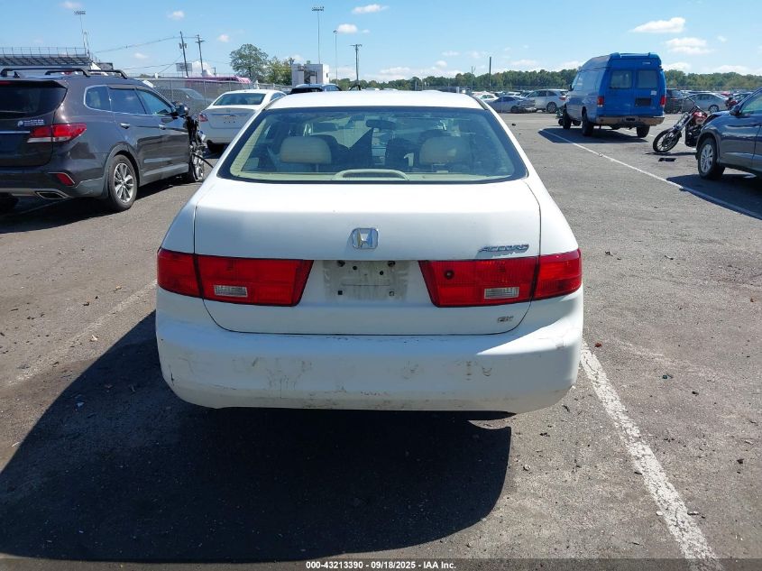2005 Honda Accord 2.4 Ex VIN: 1HGCM56765A043635 Lot: 43213390