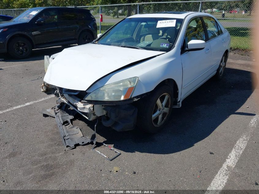 2005 Honda Accord 2.4 Ex VIN: 1HGCM56765A043635 Lot: 43213390