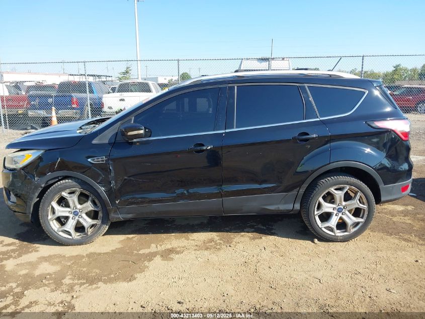 2018 Ford Escape Titanium VIN: 1FMCU0J91JUA20004 Lot: 43213403
