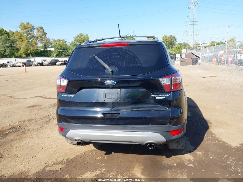 2018 Ford Escape Titanium VIN: 1FMCU0J91JUA20004 Lot: 43213403