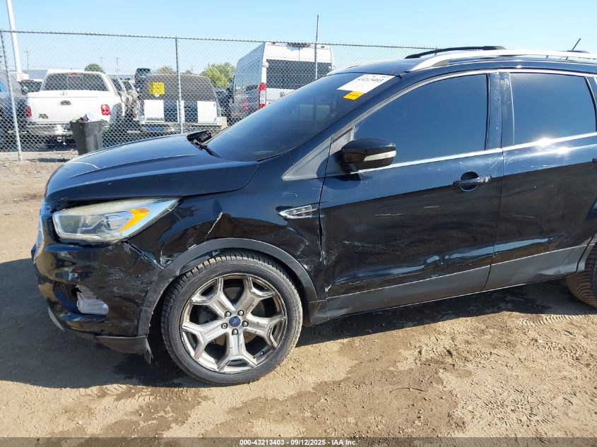 2018 Ford Escape Titanium VIN: 1FMCU0J91JUA20004 Lot: 43213403