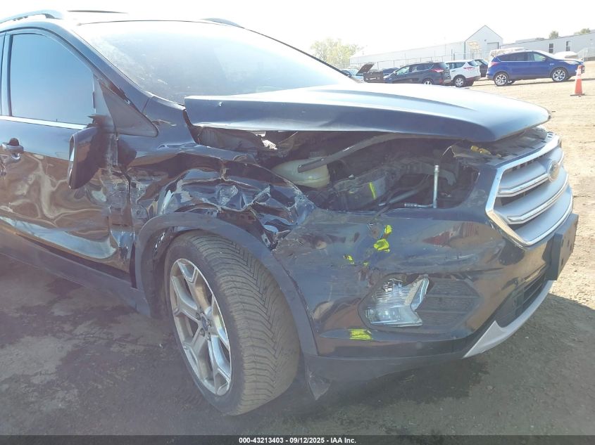 2018 Ford Escape Titanium VIN: 1FMCU0J91JUA20004 Lot: 43213403