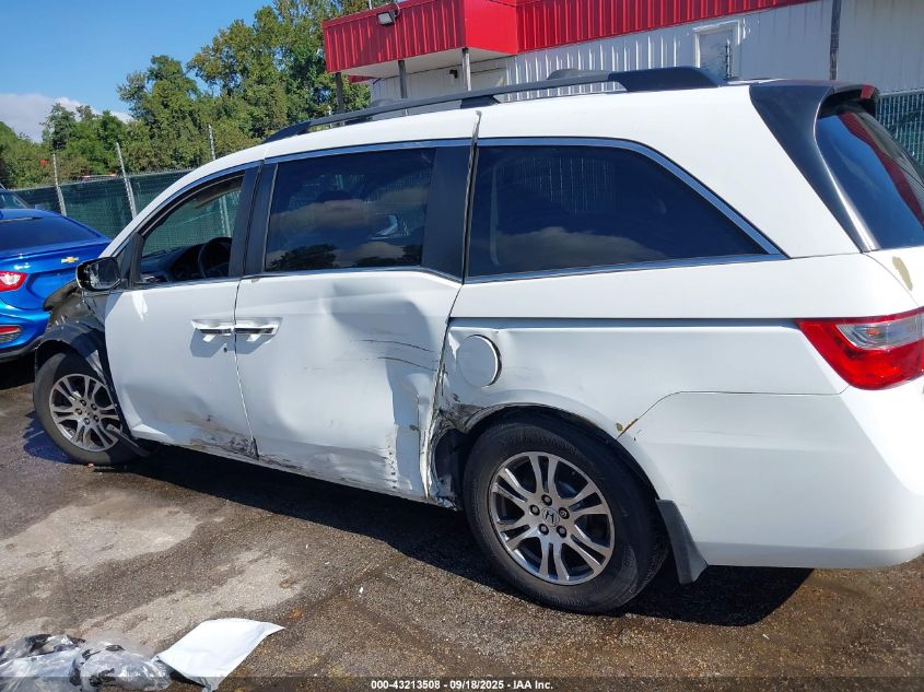 2011 Honda Odyssey Ex-L VIN: 5FNRL5H68BB070516 Lot: 43213508