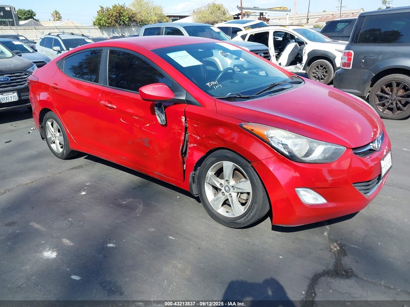 KMHDH4AEXDU940750 2013 Hyundai Elantra Gls auction photo 1