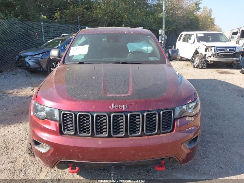 2018 Jeep Grand Cherokee Trailhawk 4X4 VIN: 1C4RJFLG6JC221649 Lot: 43213556