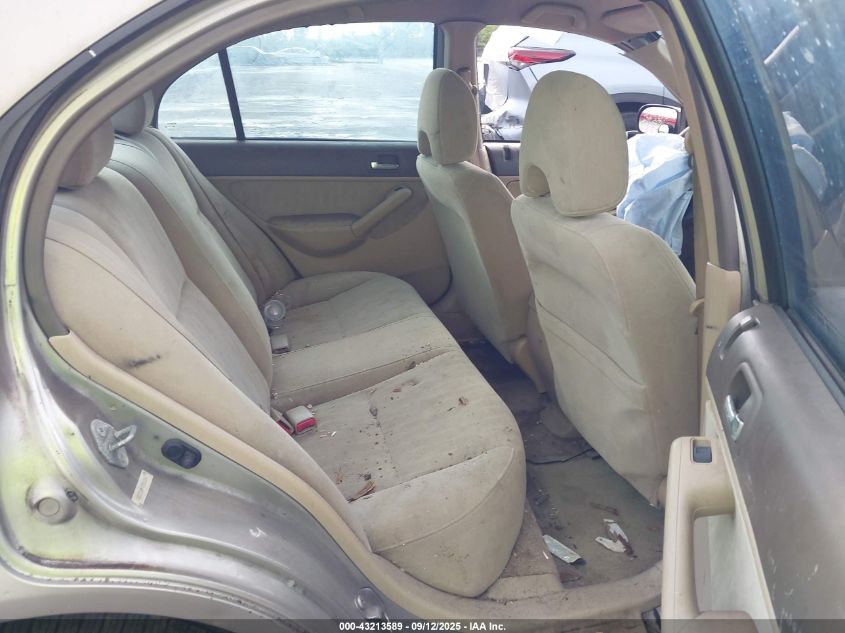 2003 Honda Civic Lx VIN: 2HGES16543H512368 Lot: 43213589