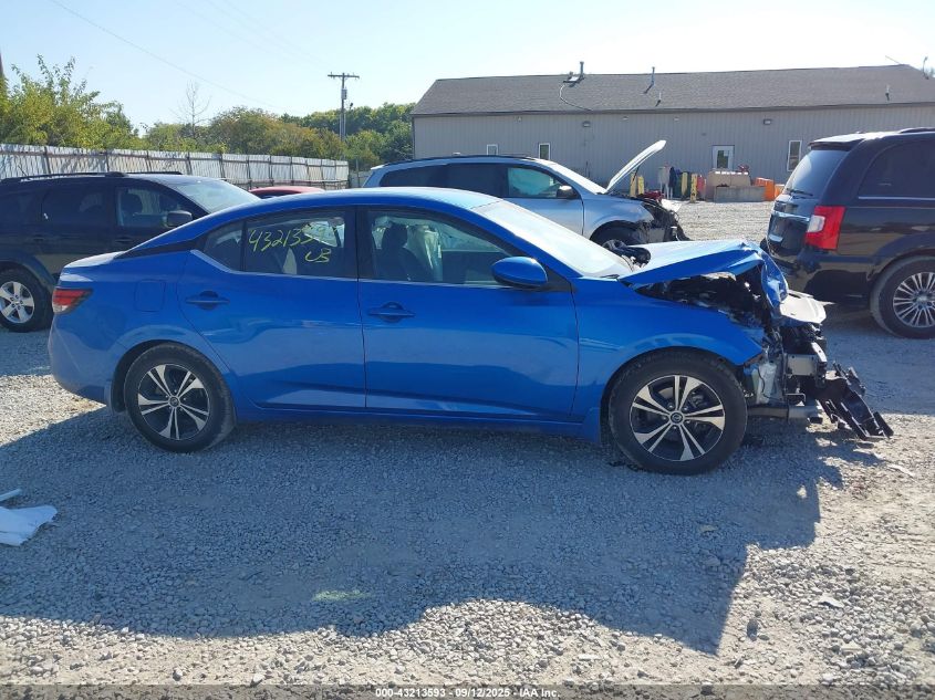 2022 Nissan Sentra Sv Xtronic Cvt VIN: 3N1AB8CV5NY238933 Lot: 43213593