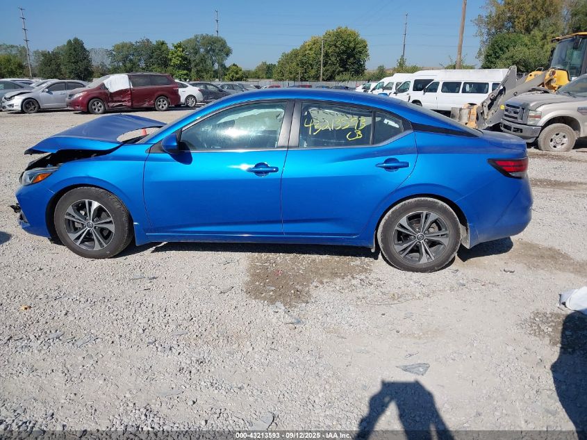 2022 Nissan Sentra Sv Xtronic Cvt VIN: 3N1AB8CV5NY238933 Lot: 43213593