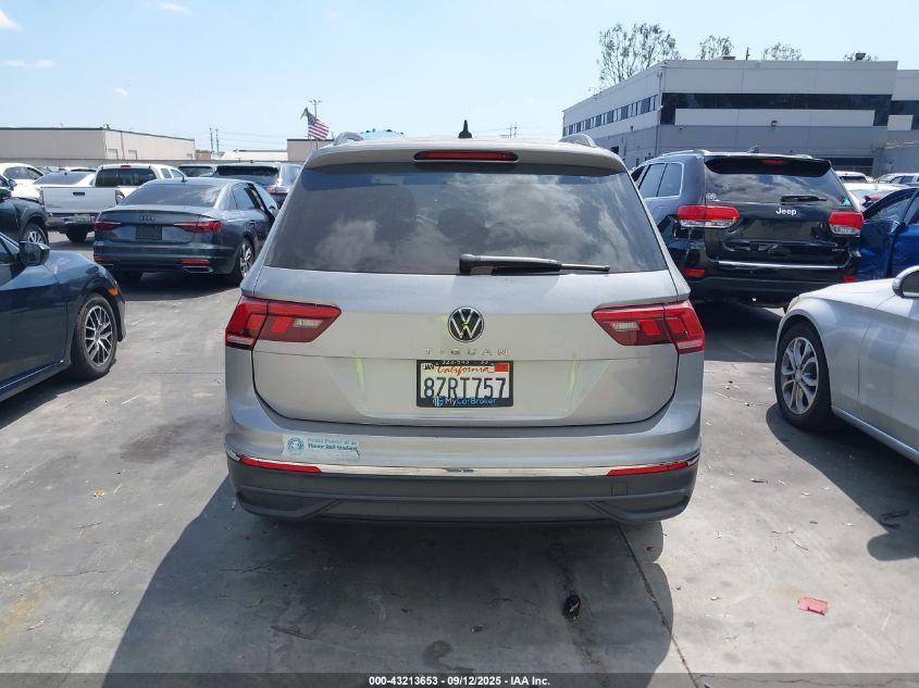 2022 Volkswagen Tiguan 2.0T S VIN: 3VV1B7AX9NM042224 Lot: 43213653