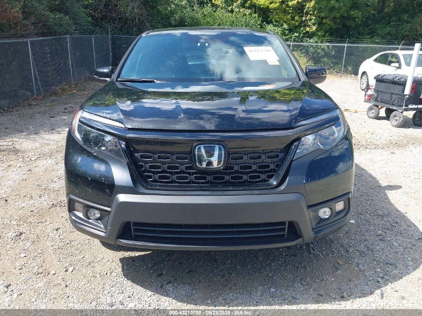 2021 Honda Passport Awd Ex-L VIN: 5FNYF8H54MB006231 Lot: 43213700
