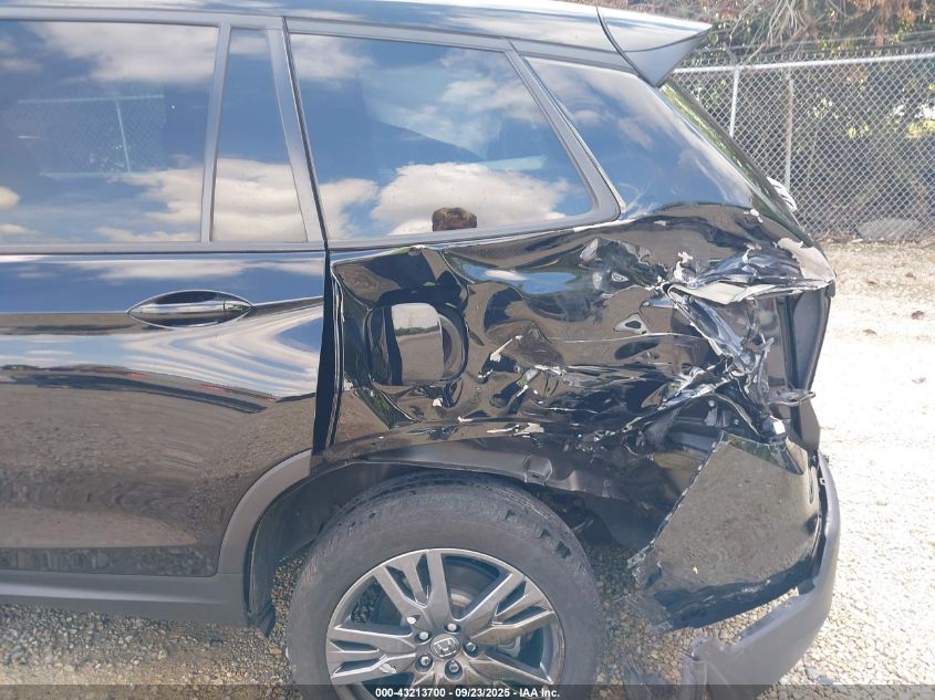 2021 Honda Passport Awd Ex-L VIN: 5FNYF8H54MB006231 Lot: 43213700