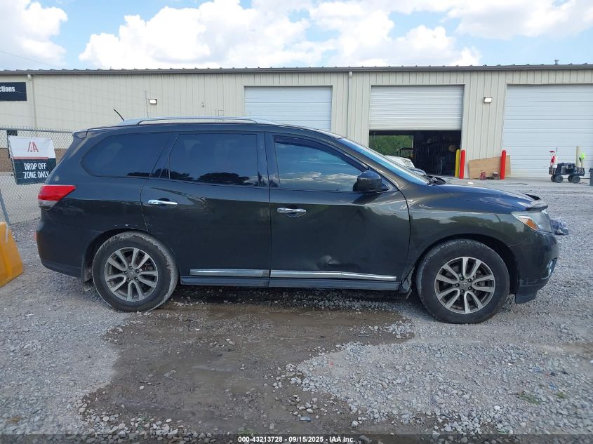 2015 Nissan Pathfinder Sl VIN: 5N1AR2MN6FC647985 Lot: 43213728