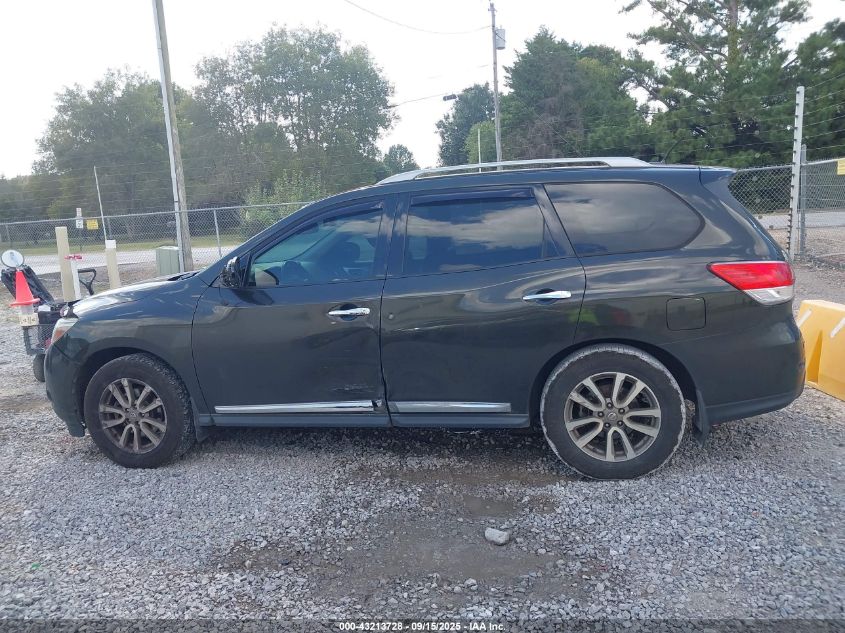 2015 Nissan Pathfinder Sl VIN: 5N1AR2MN6FC647985 Lot: 43213728