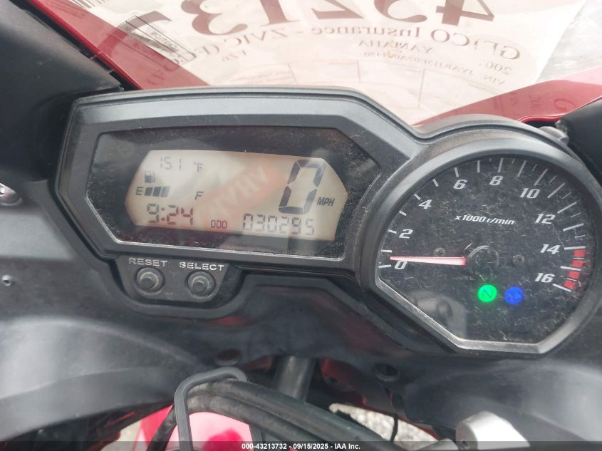 2007 Yamaha Fz6 Shg VIN: JYARJ13E07A003420 Lot: 43213732