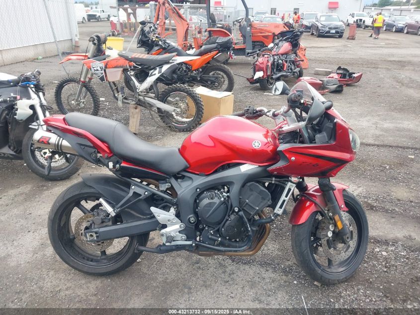 2007 Yamaha Fz6 Shg VIN: JYARJ13E07A003420 Lot: 43213732