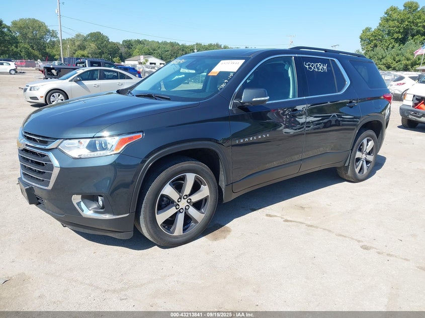 2021 CHEVROLET TRAVERSE AWD LT LEATHER - 1GNEVHKW2MJ155745