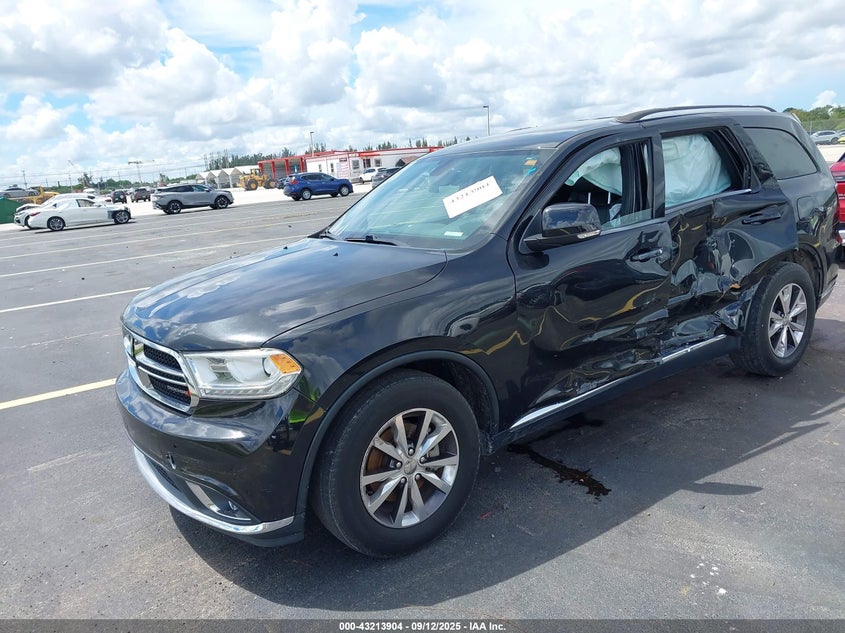 2016 DODGE DURANGO LIMITED - 1C4RDHDG0GC374392