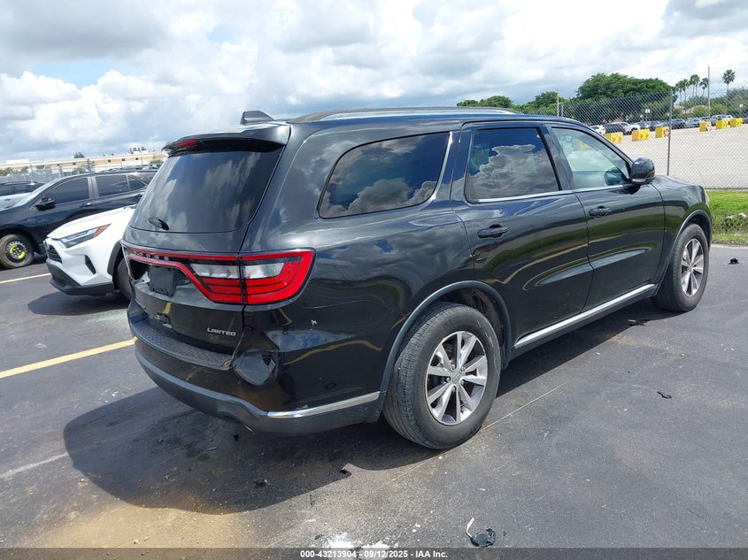 2016 DODGE DURANGO LIMITED - 1C4RDHDG0GC374392