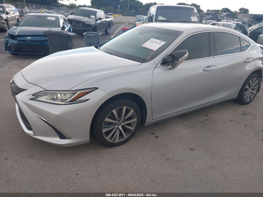 2020 Lexus Es 350 grey sedan gasoline 58ACZ1B17LU056808 photo #3