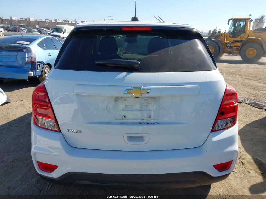 2022 Chevrolet Trax Fwd Ls VIN: KL7CJKSM7NB526141 Lot: 43214005