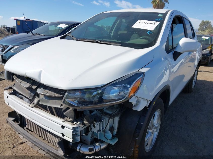 2022 Chevrolet Trax Fwd Ls VIN: KL7CJKSM7NB526141 Lot: 43214005