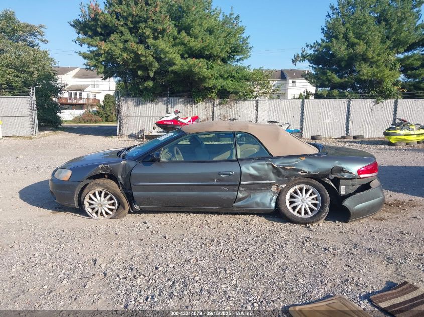 2002 Chrysler Sebring Lxi VIN: 1C3EL55R32N192591 Lot: 43214079