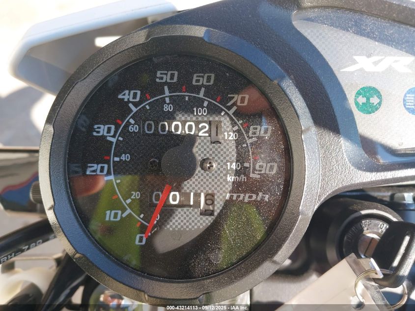 2025 Honda Xr150L E VIN: 3H1KD1316SD200125 Lot: 43214113