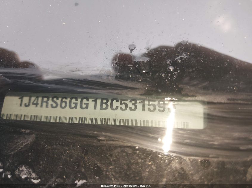 2011 Jeep Grand Cherokee Overland VIN: 1J4RS6GG1BC531596 Lot: 43214185