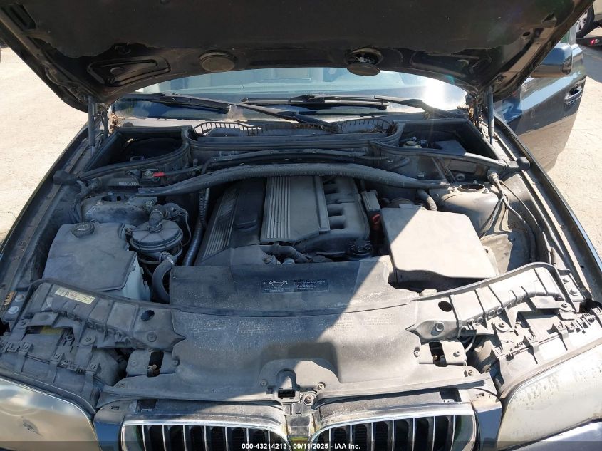 2006 BMW X3 3.0I VIN: WBXPA93416WD25475 Lot: 43214213