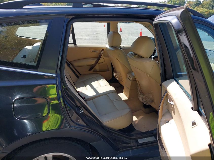 2006 BMW X3 3.0I VIN: WBXPA93416WD25475 Lot: 43214213