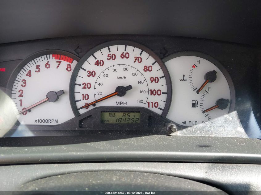 2004 Toyota Corolla S VIN: 2T1BR32E34C259649 Lot: 43214240