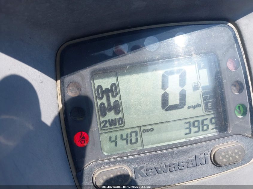 2015 Kawasaki Krt800 C VIN: JKBRTCC1XFB507446 Lot: 43214286