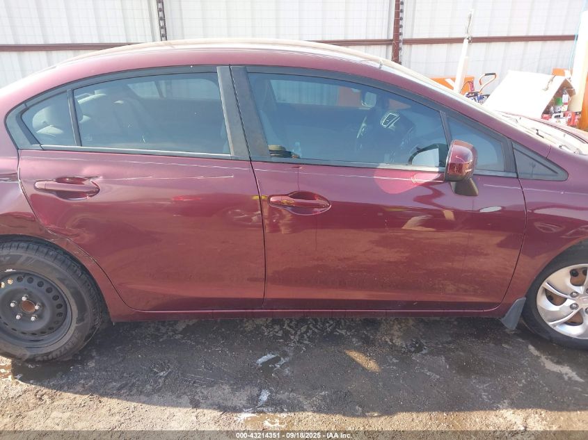 2014 Honda Civic Lx VIN: 19XFB2F5XEE023271 Lot: 43214351