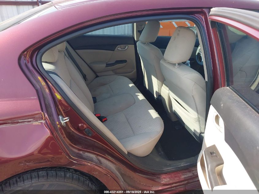 2014 Honda Civic Lx VIN: 19XFB2F5XEE023271 Lot: 43214351