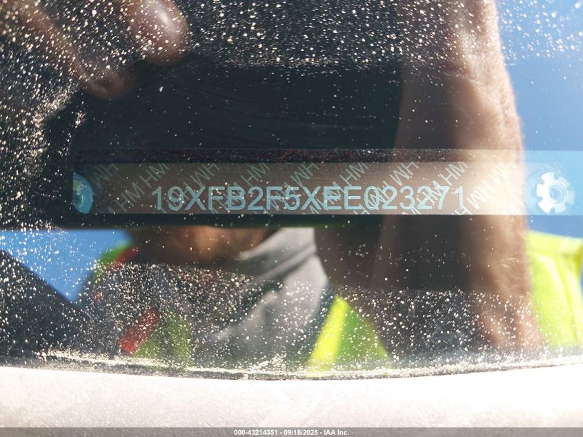 2014 Honda Civic Lx VIN: 19XFB2F5XEE023271 Lot: 43214351