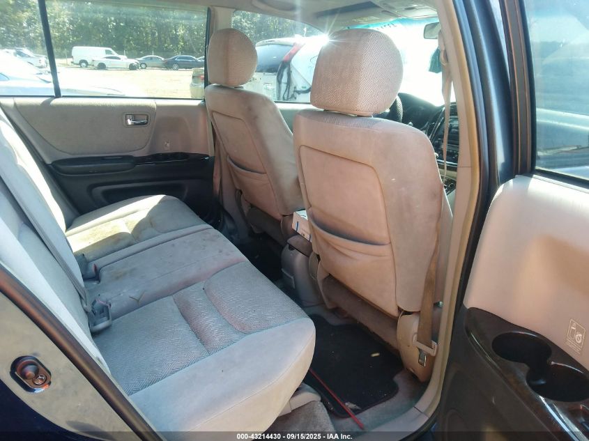 2001 Toyota Highlander V6 VIN: JTEHF21A510012369 Lot: 43214430