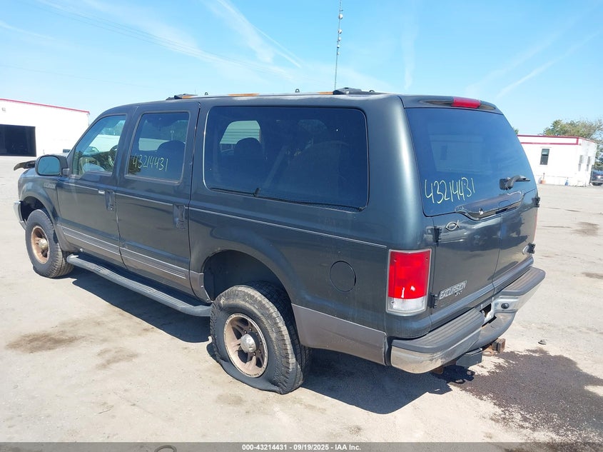 1FMNU41L61ED04704 2001 FORD EXCURSION photo no. 3