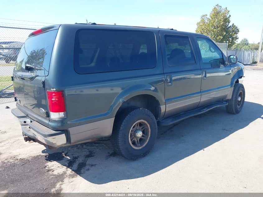 1FMNU41L61ED04704 2001 FORD EXCURSION photo no. 4