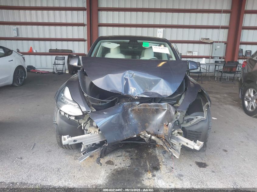 2021 Tesla Model Y Long Range Dual Motor All-Wheel Drive VIN: 5YJYGDEEXMF301828 Lot: 43214497