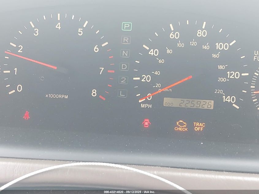 2000 Lexus Es 300 VIN: JT8BF28G7Y5098431 Lot: 43214520