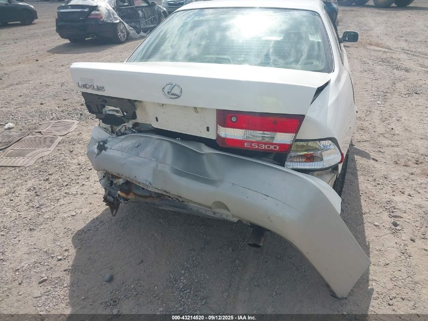 2000 Lexus Es 300 VIN: JT8BF28G7Y5098431 Lot: 43214520