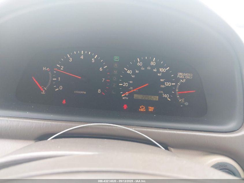 2000 Lexus Es 300 VIN: JT8BF28G7Y5098431 Lot: 43214520