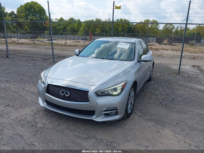 2015 Infiniti Q50 Hybrid Premium VIN: JN1AV7AP4FM790045 Lot: 43214524