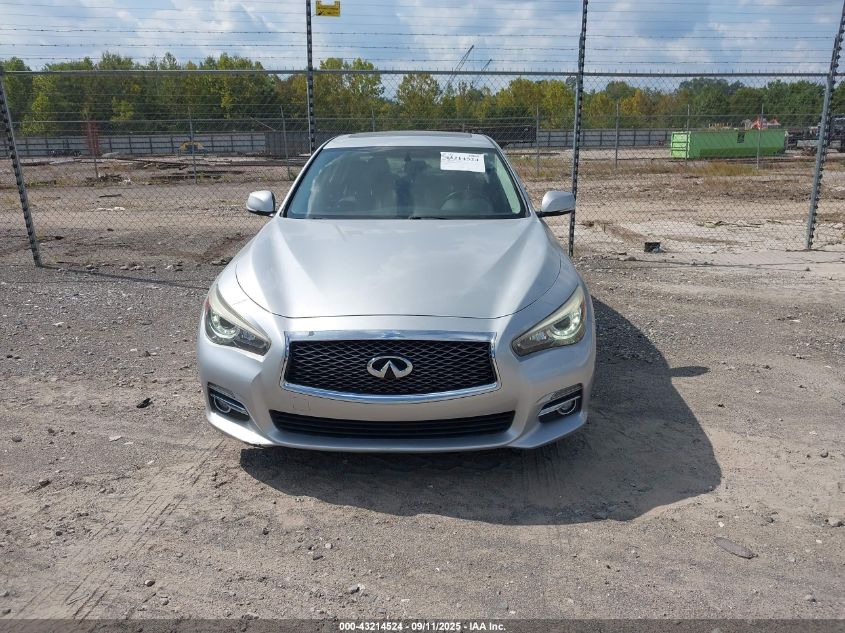 2015 Infiniti Q50 Hybrid Premium VIN: JN1AV7AP4FM790045 Lot: 43214524