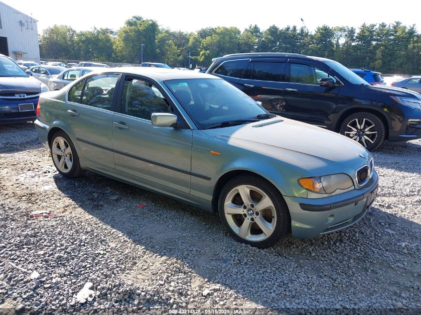 2004 BMW 330Xi blue sedan gasoline WBAEW53484PN35152 photo #1