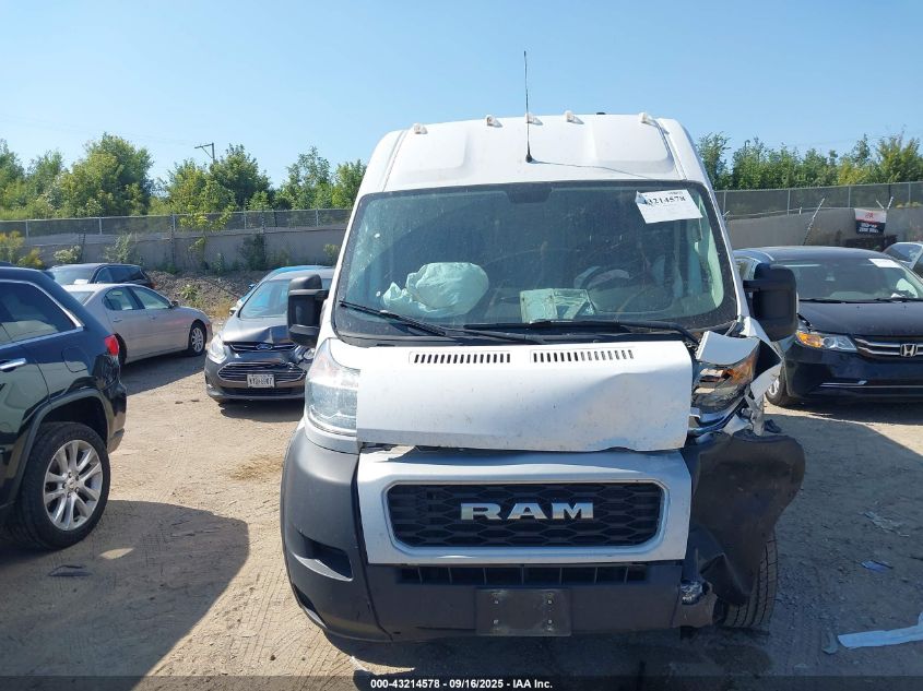 2019 Ram Promaster 2500 High Roof 159 Wb VIN: 3C6TRVDG5KE543367 Lot: 43214578