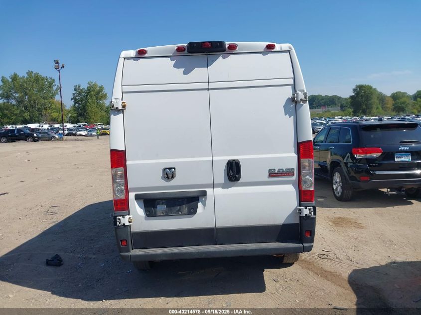 2019 Ram Promaster 2500 High Roof 159 Wb VIN: 3C6TRVDG5KE543367 Lot: 43214578