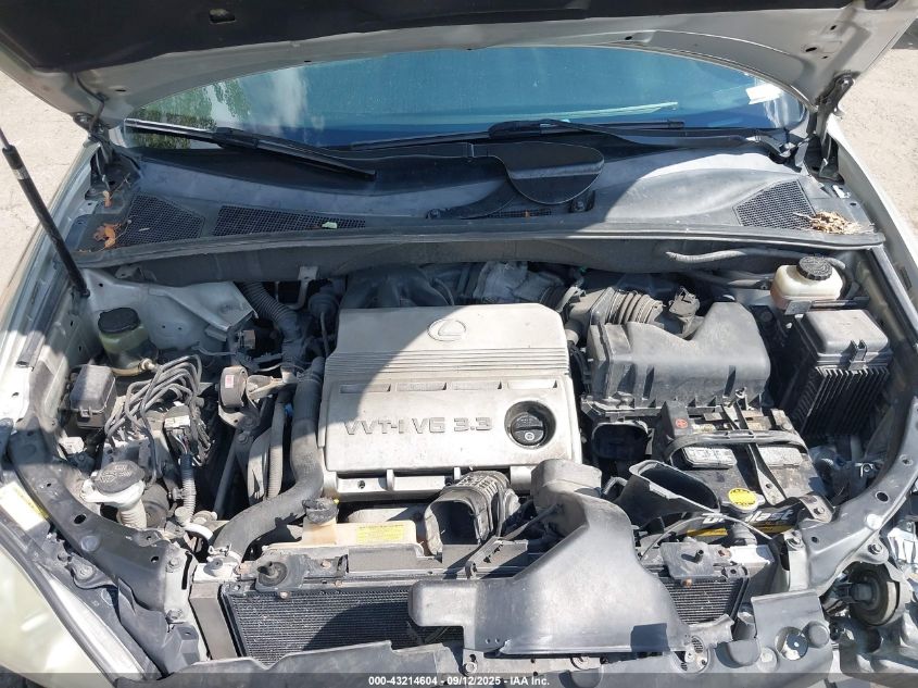 2005 Lexus Rx 330 VIN: JTJHA31U350084824 Lot: 43214604